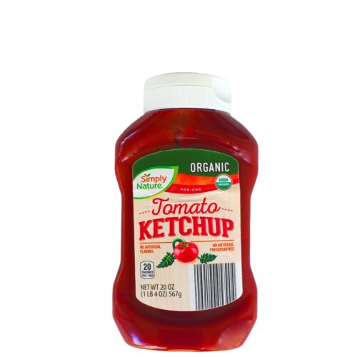 Salsa de tomate Ketchup SIMPLY NATURE 567g.