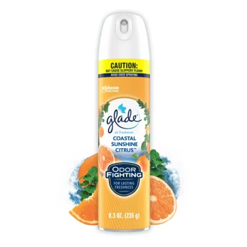Ambientador en spray GLADE coastal sunshine citrus 235g