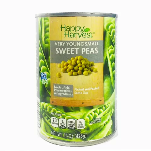 Guisantes HAPPY HARVEST tiernos  425g.REMATE