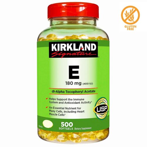 Vitamina E KIRKLAND 180mg. 500 capsulas blandas