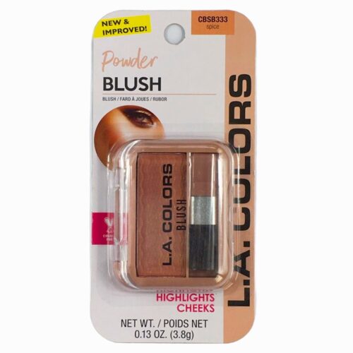 Rubor en polvo L.A. COLOR spice 3.8g.
