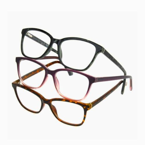 Lentes de lectura DESIGN OPTICS de pasta para dama modelos variados+2.50. 1und