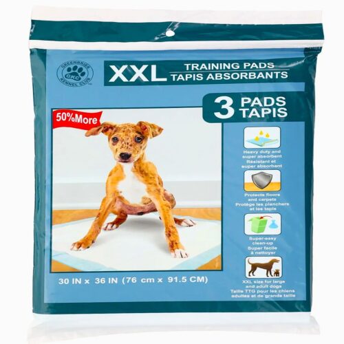 Toallas de entrenamiento para mascotas GREENBRIER XXL 76x91.5cm 3und.