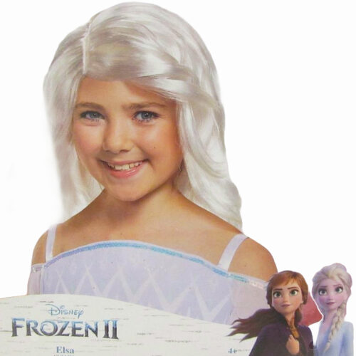 Peluca elsa frozen DISGUISE niñas