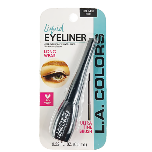 Delineador liquido L.A COLORS CBLE430 negro 6,5mL
