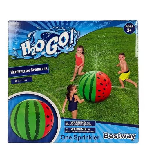 Patilla inflable gigante H2O GO con aspersores integrados en cuatro lados