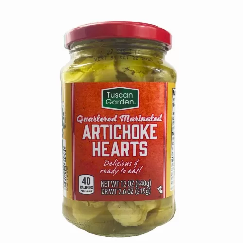 Cuartos de alcachofas TUSCAN GARDEN marinada 340g.