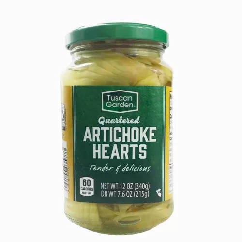 Corazones de alcachofas TUSCAN GARDEN en agua 340g.