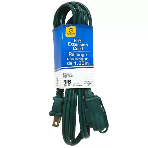 Extension Electrica Intertek 3 salidas 1.83m