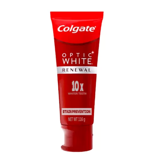 Pasta dental COLGATE blanqueadora optic white platinum 116g