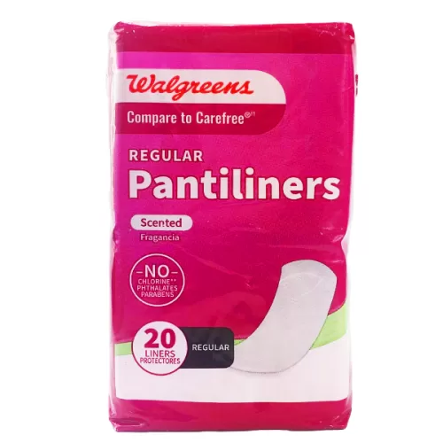 Protectores diarios WALGREENS perfumados 20 und.