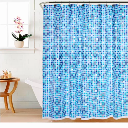 Juego de cortina de baño MAINSTAYS con ganchos