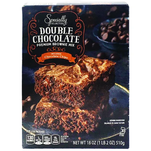 Mezcla para brownie SPECIALLY SELECTED chocolate doble premium 510g