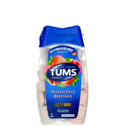 Antiacido TUMS assorted berries ultra strengh 1000 72 unid