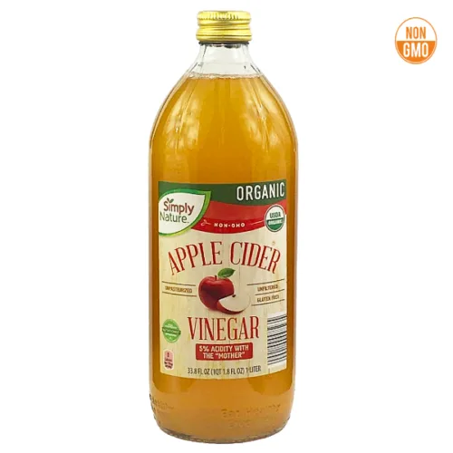 Vinagre de sidra de manzana SIMPLY NATURE organico 946mL