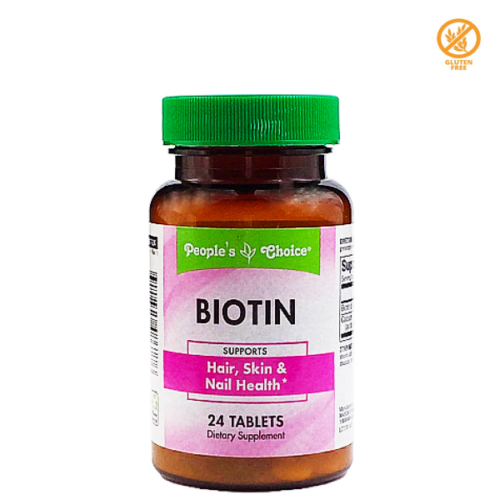 Biotin PEOPLES CHOICE 24 capsulas