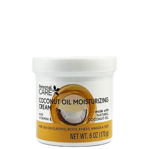 Crema hidratante PERSONAL CARE aceite de coco con vitamina E 170g.