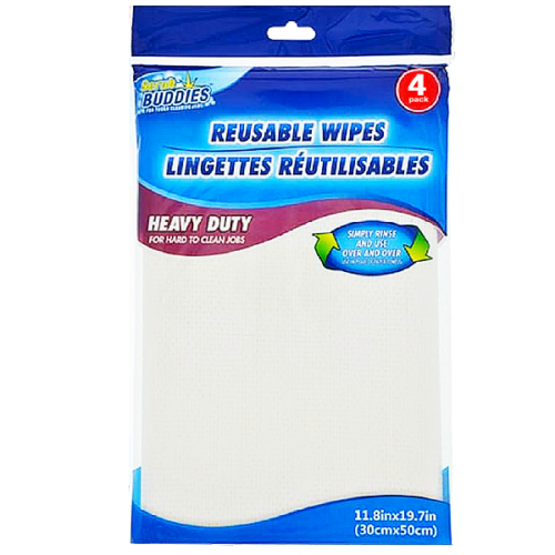 Toallitas reutilizables para limpieza SCRUB BUDDIES alta resistencia 4und.