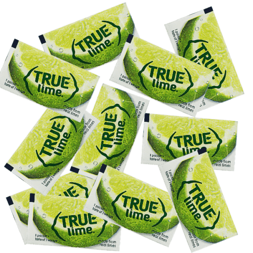 Limon cristalizado TRUE LIME sobre 0.8 gr de 50und reempacados