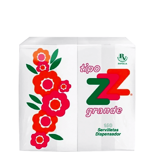 Servilletas tipo Z PAVECA pequeña 160 und.