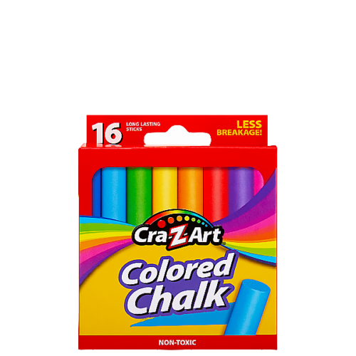 Tiza de colores clásicos CRA-Z-ART colores surtidos 16 und