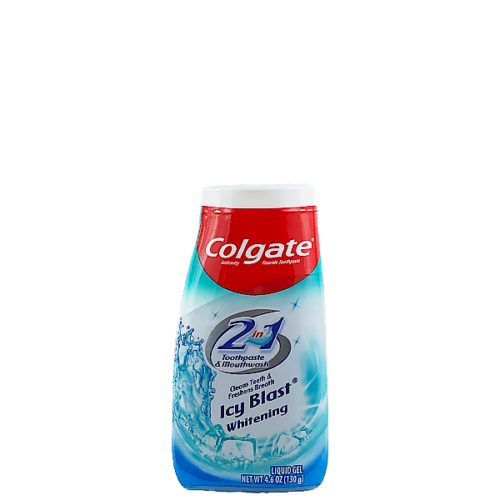 Pasta dental COLGATE 2 en 1 icy blast whitening 130g.