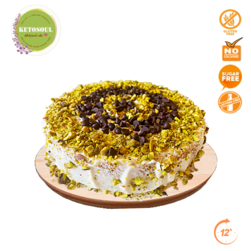 Torta de Pistacho limon & choco chip 8 porciones