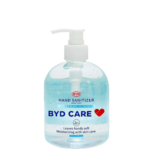 Gel antibacterial e hidratante BYD 500ml