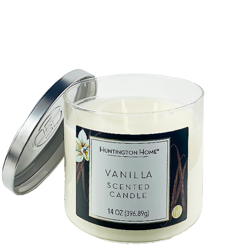 Vela aromatica HUNTINGTON HOME con aroma a vainilla 396g