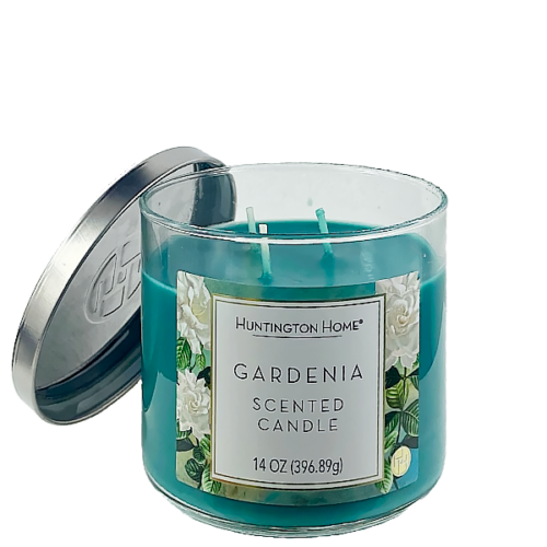 Vela aromatica HUNTINGTON HOME con aroma a gardenia 396g