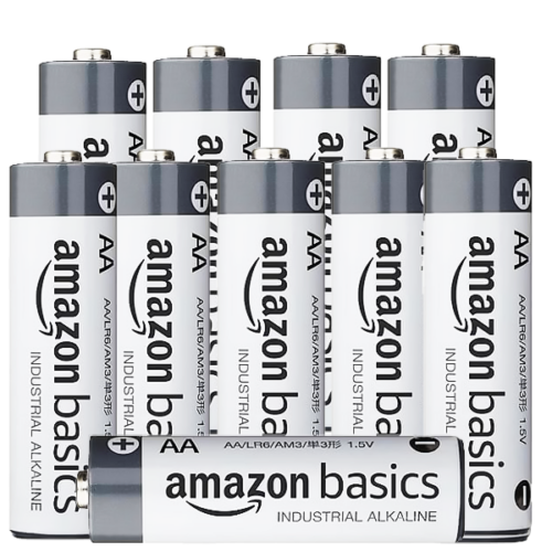 Baterias alcalinas AA AMAZON basic 10 und Reempacado