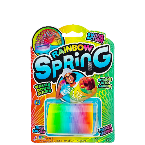 Juguete de resorte RAINBOW SPRING arcoíris