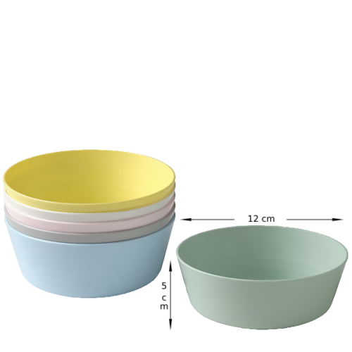 Juego de 6 bowl KALAS colores variados