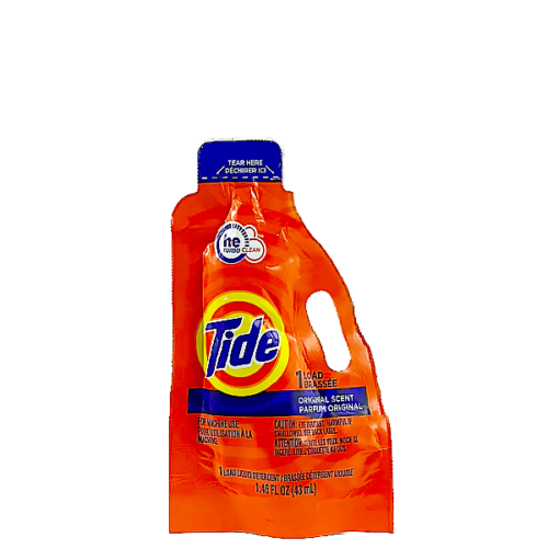 Detergente liquido TIDE viajero 1 bolsas 43ml