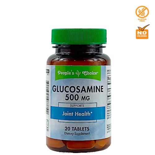 Glucosamine PEOPLES CHOICE 20 tabletas 500mg
