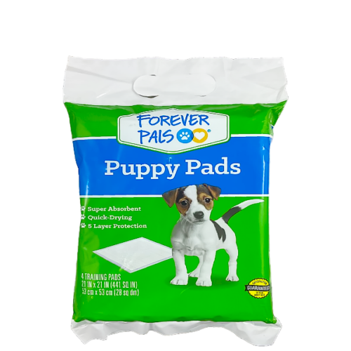 Toallas de entrenamiento para mascotas FOREVER PALS 53cmx53cm 4 unds