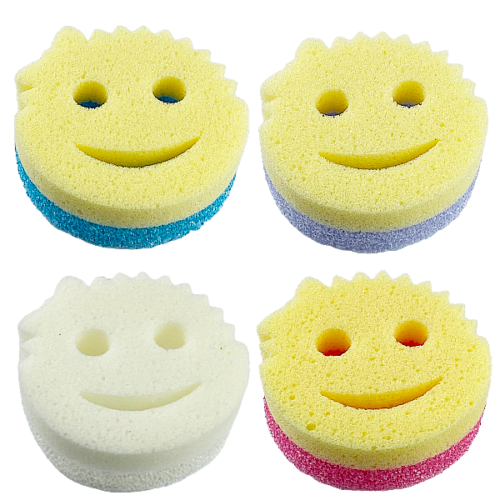 Esponjas de Textura flexible SCRUB MOMMY doble cara multicolor colores variados 1und...
