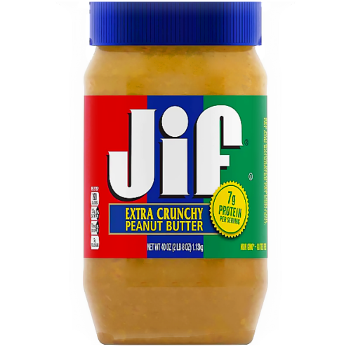 Mantequilla de maní JIF crunchy 1.36 kg.
