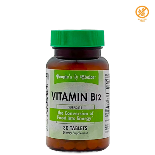 Vitamina B12 PEOPLES CHOICE 30 tabletas