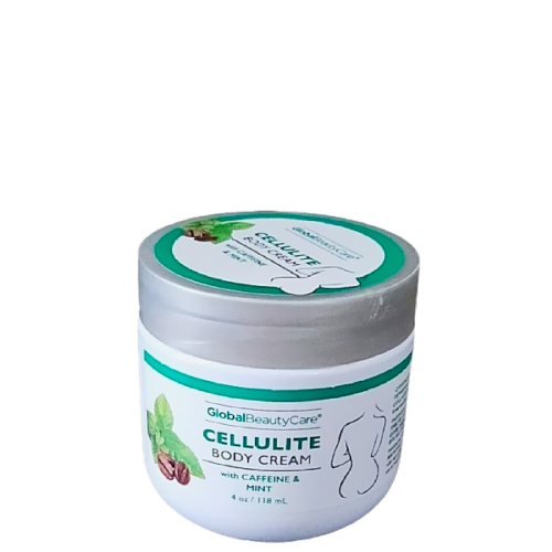 Crema corporal para celulitis GLOBAL BEAUTY CARE con cafeina, aceite de menta y colageno 118ml