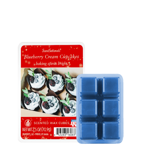 Cera aromática SCENTSATIONALS aroma de  Cupcakes con Crema de Arándanos 70.9g