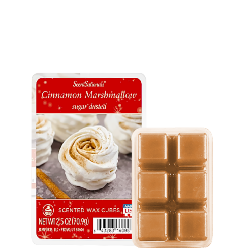 Cera aromática SCENTSATIONALS aroma de  Malvavisco y Canela 70.9g