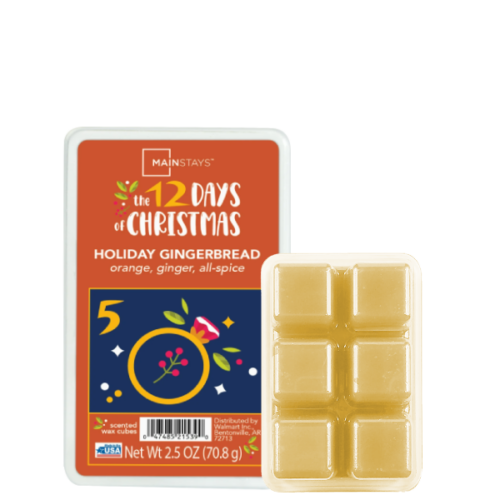 Cera aromática MAINSTAYS aroma a Pan de Jengibre Navideño 70.8g