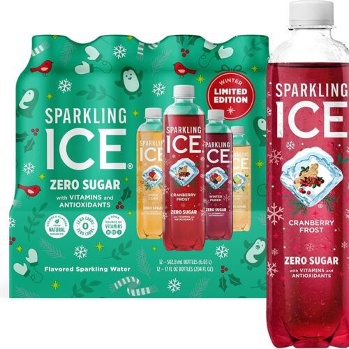 Agua gasificada SPARKLING ICE sabores variados paquete 24 unid.
