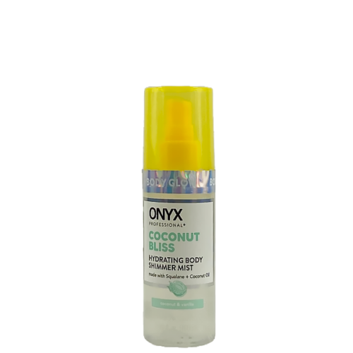 Hidratante Corporal brillante ONYX con aceite de coco en spray 100ml