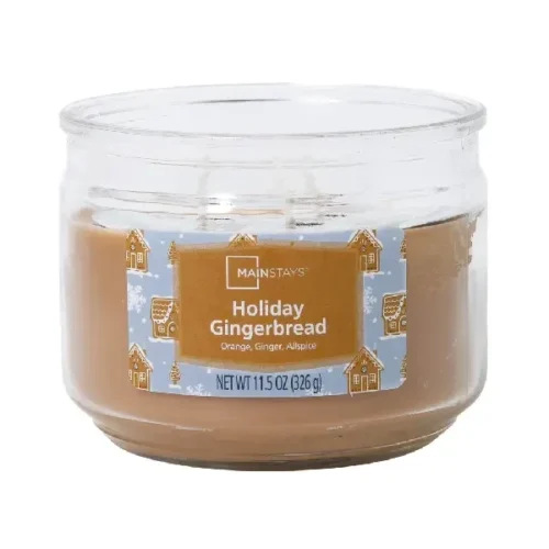 Vela aromatica MAINSTAYS gingerbread 3 mechas 326g