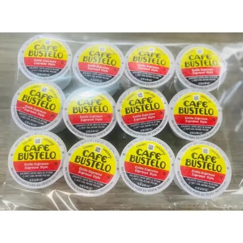 Café tostado oscuro BUSTELO Café Espresso en capsulas 12 und reempacadas